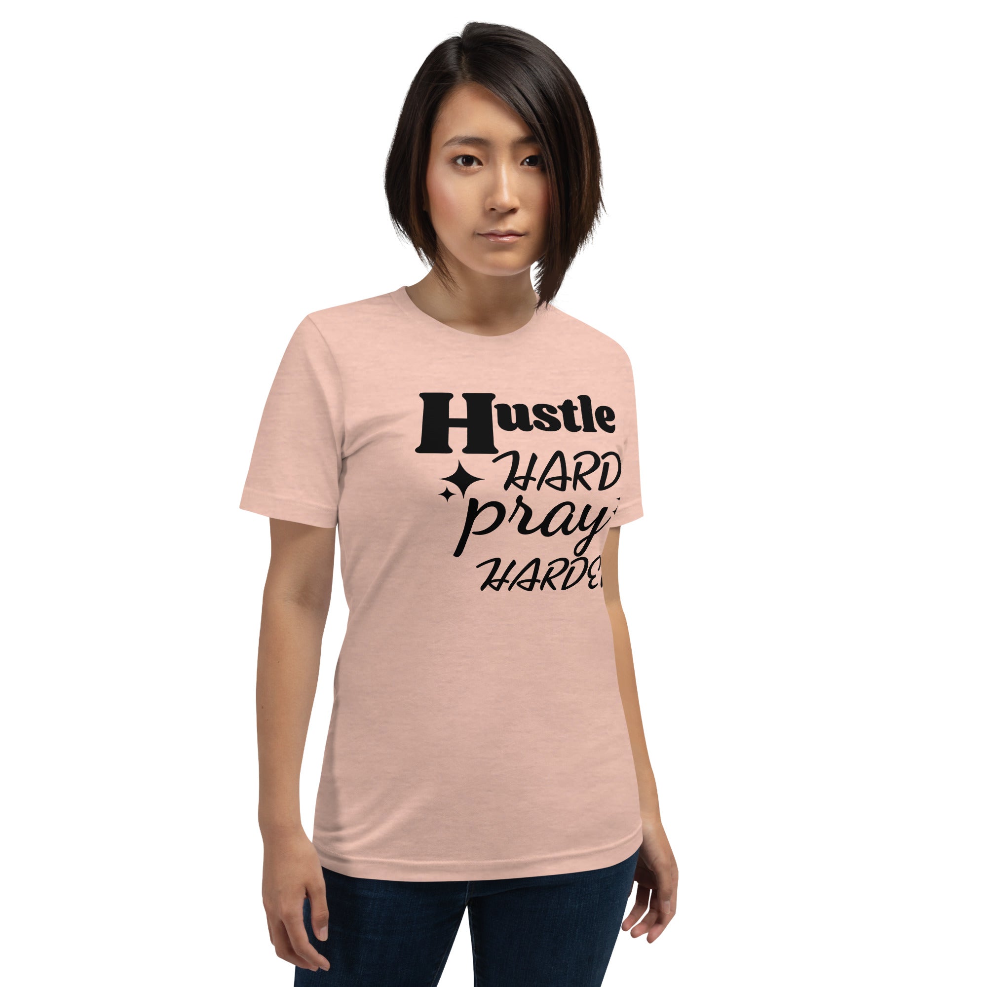 Hustle Hard Pray Harder Women t-shirt