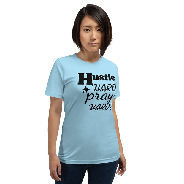 Hustle Hard Pray Harder Women t-shirt