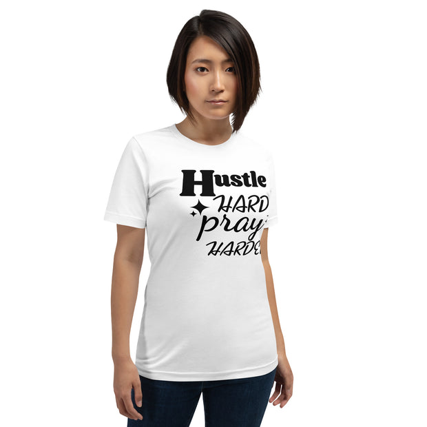 Hustle Hard Pray Harder Women t-shirt