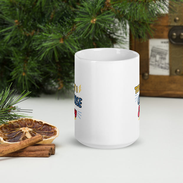Today I CHOOSE Joy White glossy mug