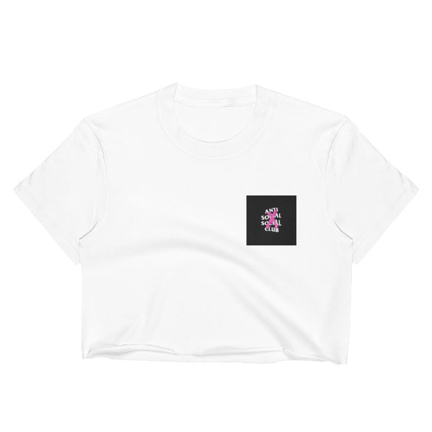 Anti Social Social Club - White Women's Crop Top