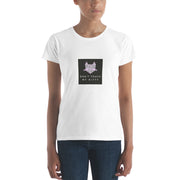 DON'T TOUCH MY KITTY - SHORT SLEEVE V-NECK T-SHIRT