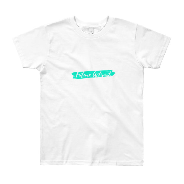 Future Activist - White Youth Short Sleeve T-Shirt
