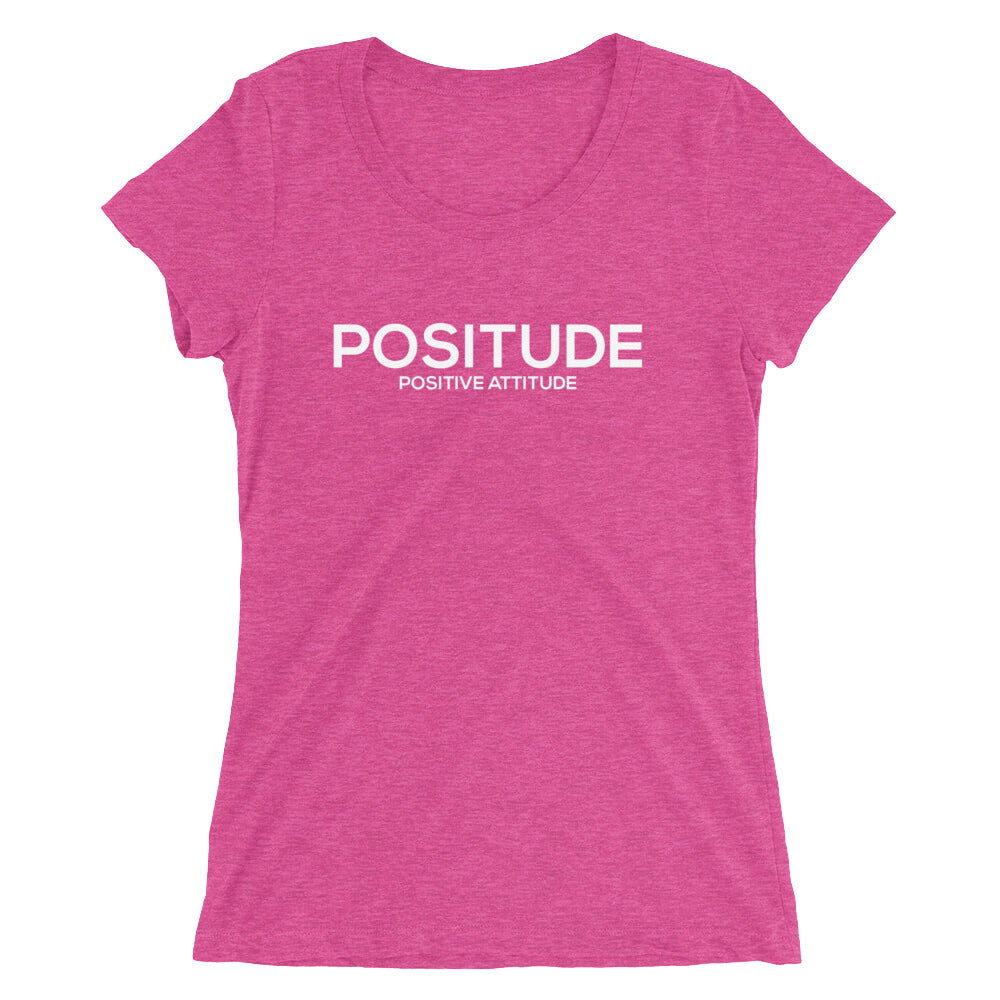 “Positude” Ladies' short sleeve t-shirt