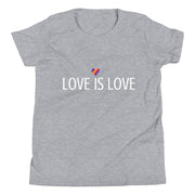 Love is Love - Grey Youth Short Sleeve T-Shirt