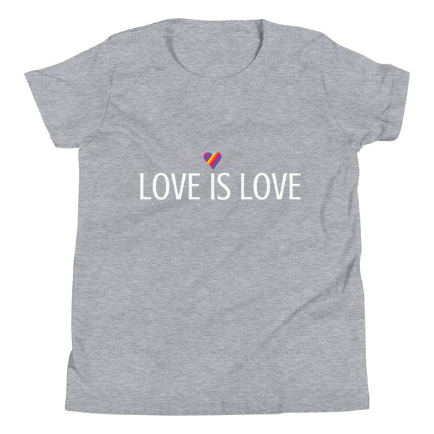 Love is Love - Grey Youth Short Sleeve T-Shirt