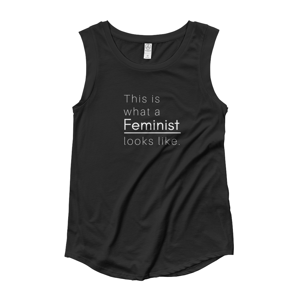 This is what a Feminist Looks Like Cap-Sleeve Tank