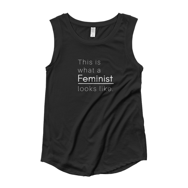 This is what a Feminist Looks Like Cap-Sleeve Tank
