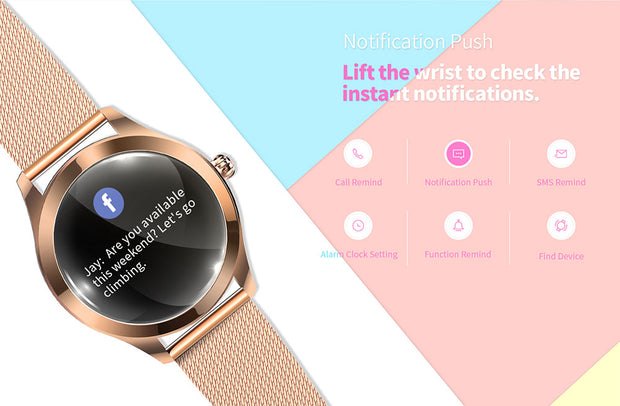 Waterproof Women's Lovely Smartwatch