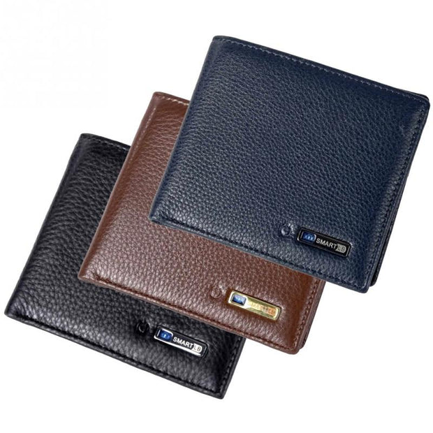 Men's Genuine Leather Smart Wallet