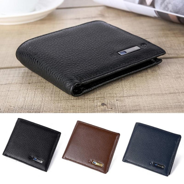 Men's Genuine Leather Smart Wallet