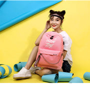 Chain Nylon Female Backpack