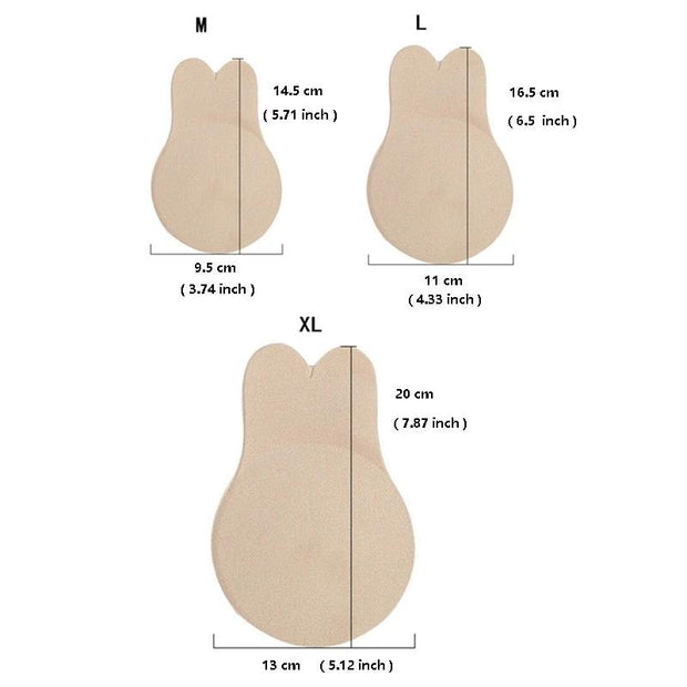 Invisible Adhesive Push Up Bra