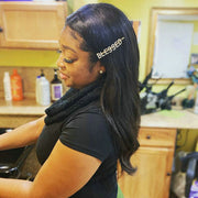 Shiny Crystal Letter Hair Clip