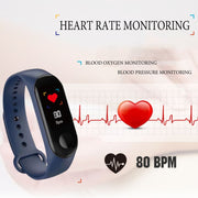 Silicone Fitness Tracker Smartwatch