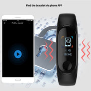 Silicone Fitness Tracker Smartwatch