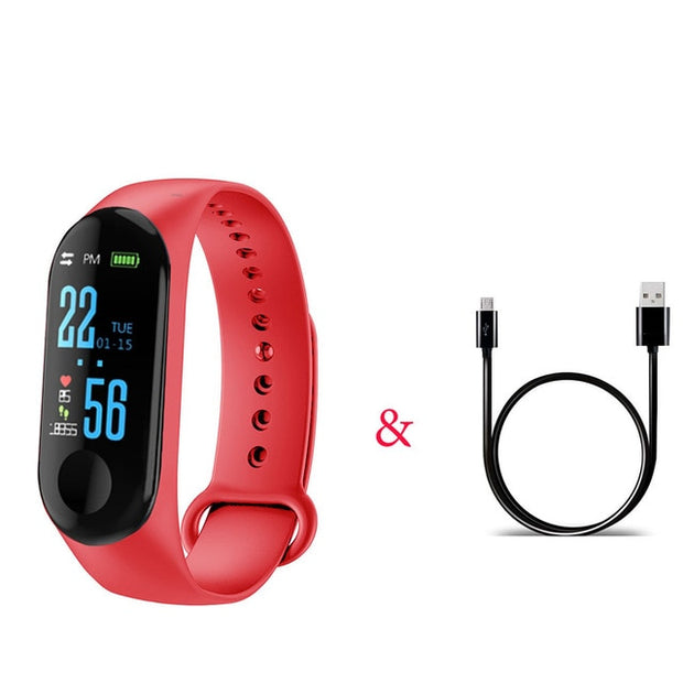 Silicone Fitness Tracker Smartwatch