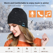 Winter Warm Music Cap With Gloves